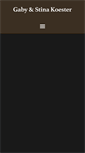 Mobile Screenshot of gabykoester-frisuren.de